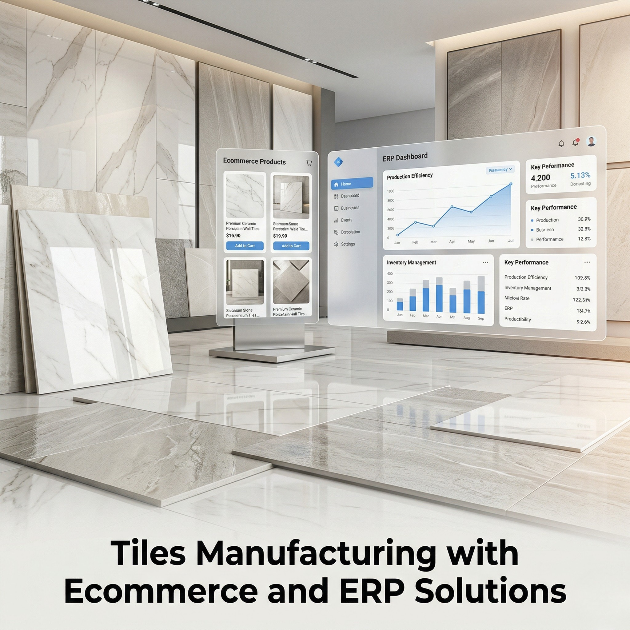 Trasformare la Produzione di Piastrelle con Soluzioni Ecommerce ed ERP