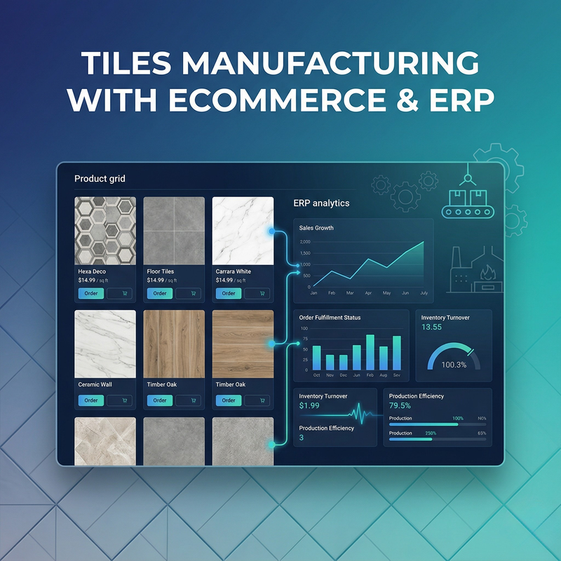 Trasformare la Produzione di Piastrelle con Soluzioni Ecommerce ed ERP Su Misura