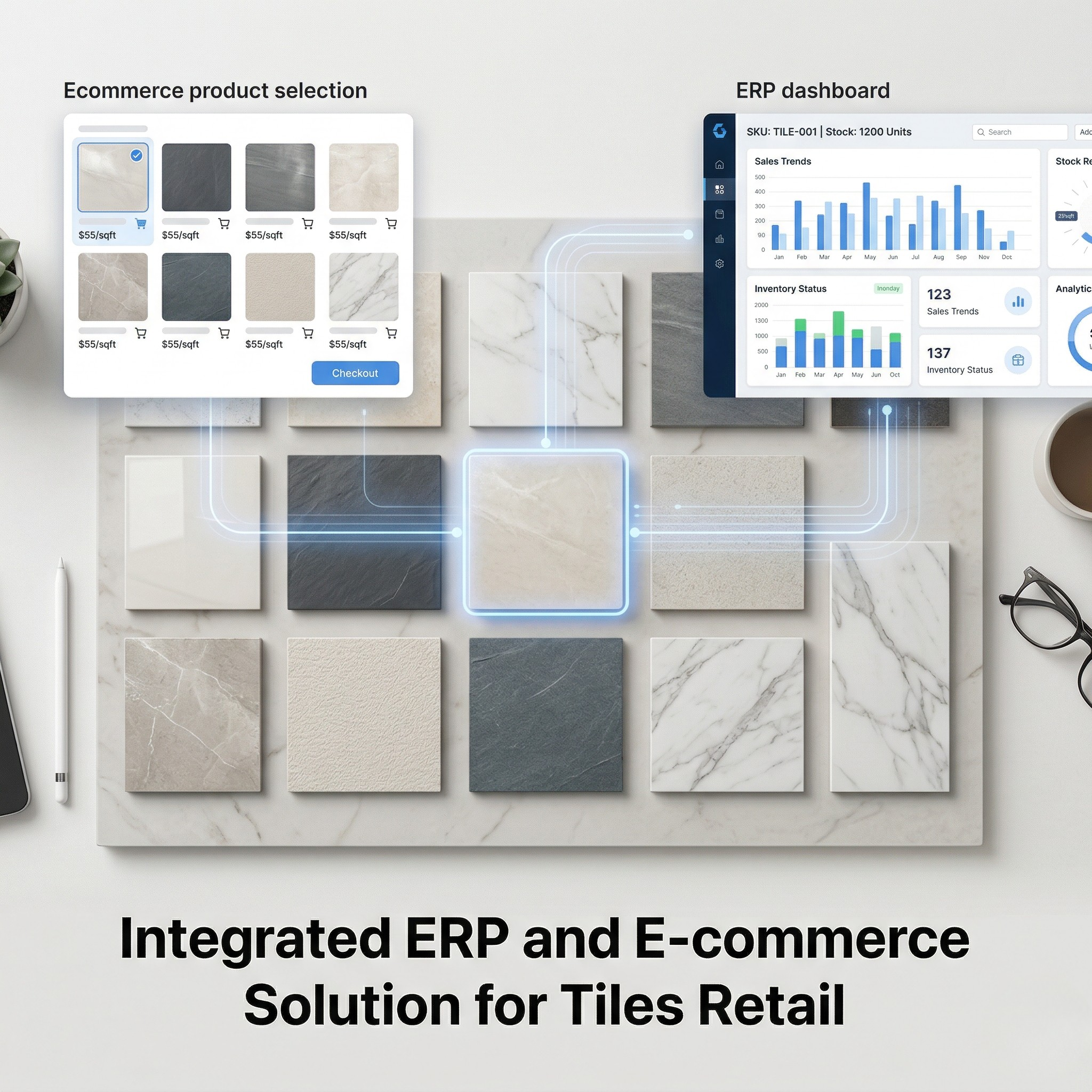 Trasformare il Retail delle Piastrelle: Una Soluzione ERP ed Ecommerce Integrata